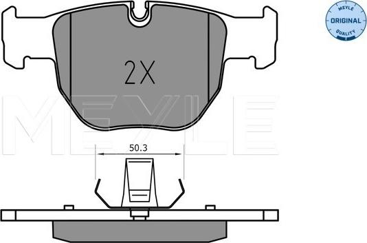 Meyle 025 233 9719 - Kit pastiglie freno, Freno a disco autozon.pro