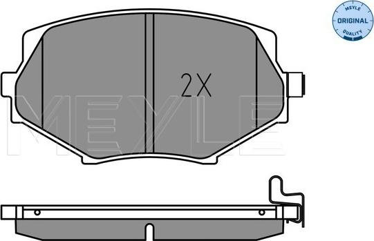 Meyle 025 233 5414 - Kit pastiglie freno, Freno a disco autozon.pro