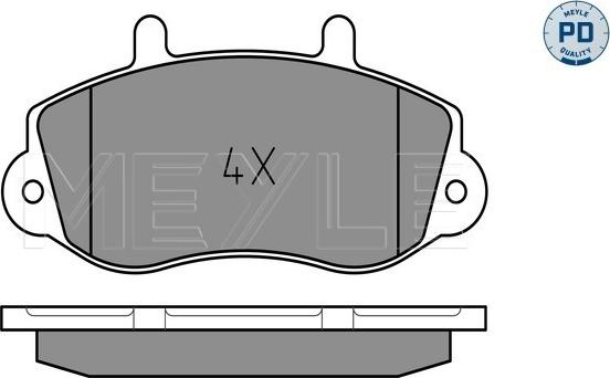 Meyle 025 233 0218/PD - Kit pastiglie freno, Freno a disco autozon.pro