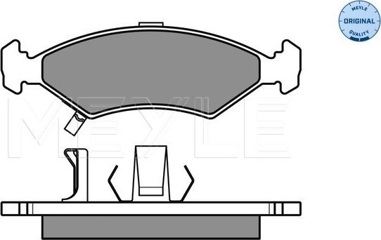 Meyle 025 233 8418/W - Kit pastiglie freno, Freno a disco autozon.pro