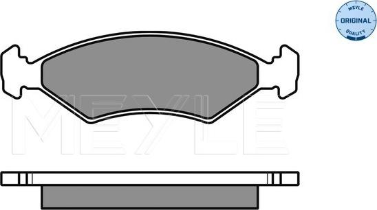 Meyle 025 233 8418/W - Kit pastiglie freno, Freno a disco autozon.pro