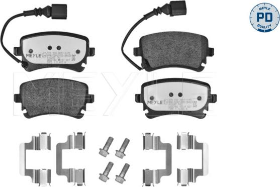 Meyle 025 233 2617-1/PD - Kit pastiglie freno, Freno a disco autozon.pro