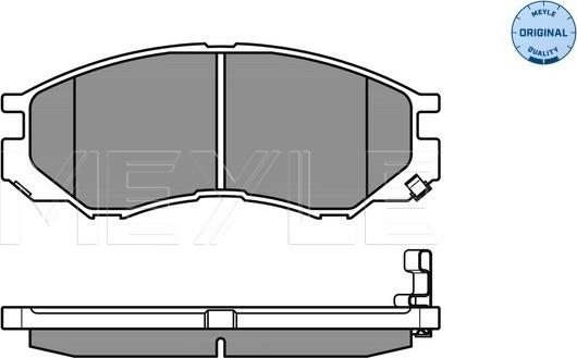 Meyle 025 232 9015/W - Kit pastiglie freno, Freno a disco autozon.pro