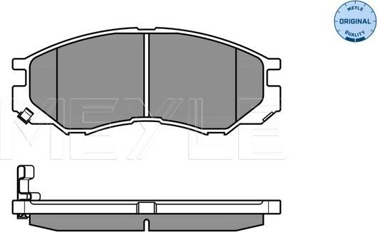 Meyle 025 232 9015/W - Kit pastiglie freno, Freno a disco autozon.pro