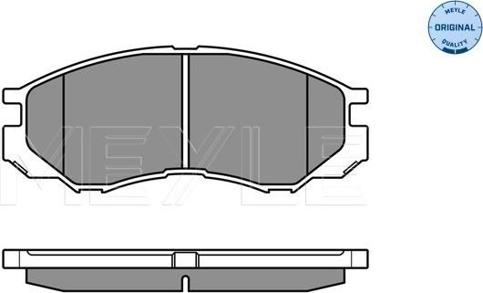 Meyle 025 232 9015/W - Kit pastiglie freno, Freno a disco autozon.pro