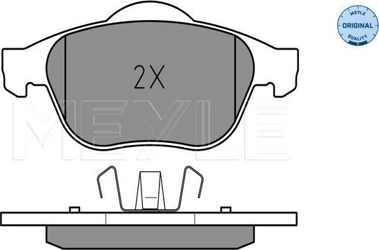 Meyle 025 232 4818 - Kit pastiglie freno, Freno a disco autozon.pro