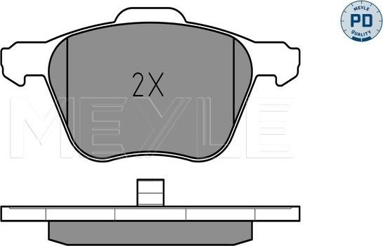 Meyle 025 232 6920/PD - Kit pastiglie freno, Freno a disco autozon.pro