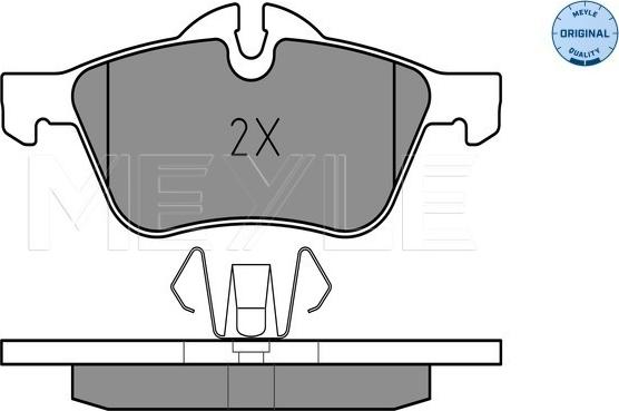 Meyle 025 232 8118 - Kit pastiglie freno, Freno a disco autozon.pro