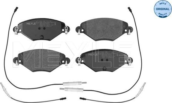 Meyle 025 232 7717/W - Kit pastiglie freno, Freno a disco autozon.pro