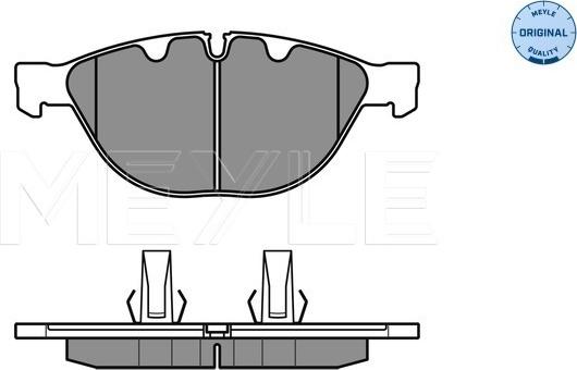 Meyle 025 237 9120 - Kit pastiglie freno, Freno a disco autozon.pro