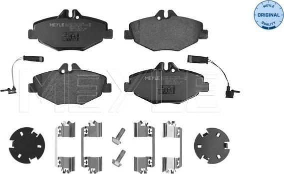 Meyle 025 237 4320/W - Kit pastiglie freno, Freno a disco autozon.pro