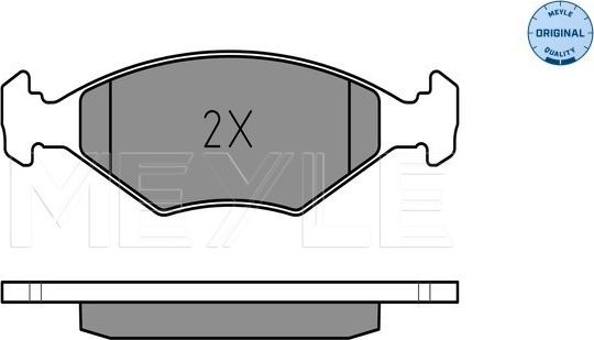 Meyle 025 237 7518 - Kit pastiglie freno, Freno a disco autozon.pro