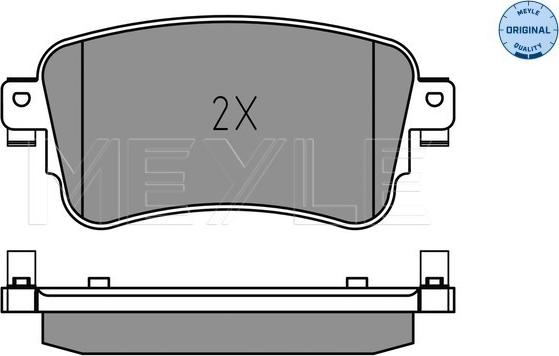 Meyle 025 225 8818 - Kit pastiglie freno, Freno a disco autozon.pro