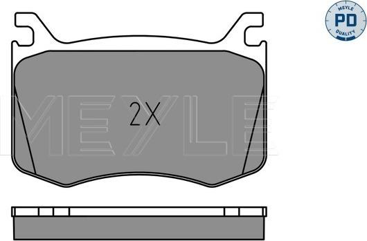 Meyle 025 220 9115/PD - Kit pastiglie freno, Freno a disco autozon.pro
