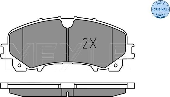 Meyle 025 221 1716 - Kit pastiglie freno, Freno a disco autozon.pro