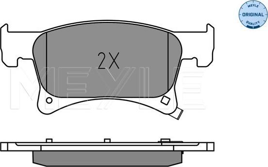 Meyle 025 221 2318 - Kit pastiglie freno, Freno a disco autozon.pro