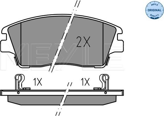 Meyle 025 223 2917 - Kit pastiglie freno, Freno a disco autozon.pro