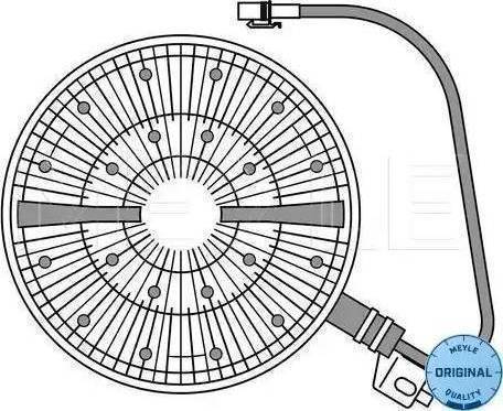 Meyle 834 234 0015 - Giunto di collegamento, Ventilatore radiatore autozon.pro