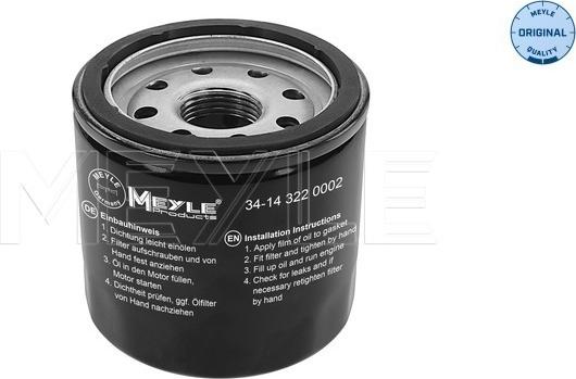 Meyle 34-14 322 0002 - Filtro olio autozon.pro