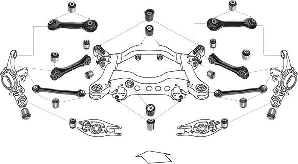 Meyle WG0543010 - Sospensione ruota autozon.pro