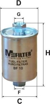 Mfilter BF 10 - Filtro carburante autozon.pro