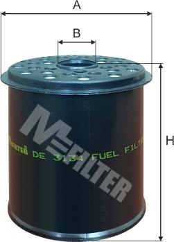 Mfilter DE 3134 - Filtro carburante autozon.pro