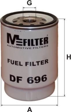 Mfilter DF 696 - Filtro carburante autozon.pro