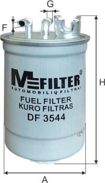 Mfilter DF 3544 - Filtro carburante autozon.pro