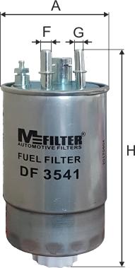 Mfilter DF 3541 - Filtro carburante autozon.pro