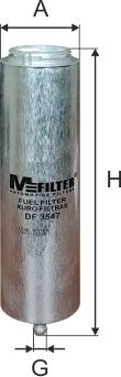 Mfilter DF 3547 - Filtro carburante autozon.pro