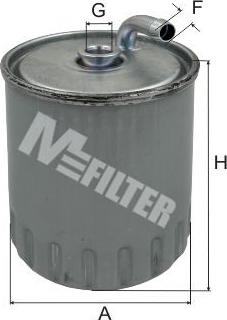 Mfilter DF 3569 - Filtro carburante autozon.pro