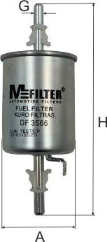 Mfilter DF 3566 - Filtro carburante autozon.pro