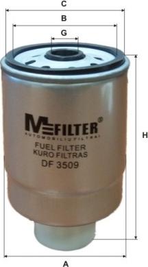 Mfilter DF 3509 - Filtro carburante autozon.pro