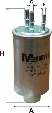 Mfilter DF 3508 - Filtro carburante autozon.pro