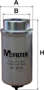 Mfilter DF 3519 - Filtro carburante autozon.pro