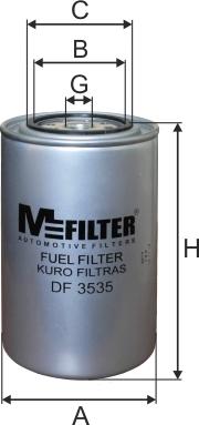 Mfilter DF 3535 - Filtro carburante autozon.pro