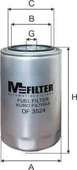 Mfilter DF3524 - Filtro carburante autozon.pro