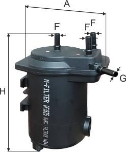 Mfilter DF 3525 - Filtro carburante autozon.pro