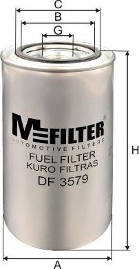 Mfilter DF 3579 - Filtro carburante autozon.pro