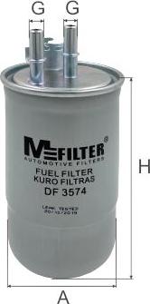 Mfilter DF 3574 - Filtro carburante autozon.pro