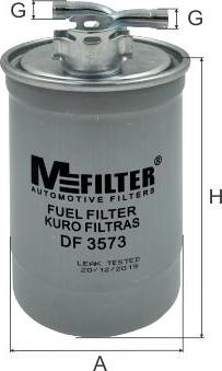 Mfilter DF 3573 - Filtro carburante autozon.pro