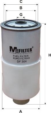 Mfilter DF 304 - Filtro carburante autozon.pro