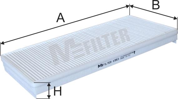 Mfilter K 953 - Filtro, Aria abitacolo autozon.pro