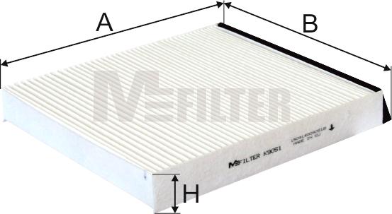 Mfilter K 9051 - Filtro, Aria abitacolo autozon.pro