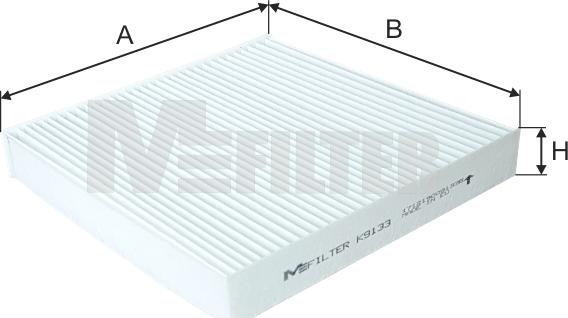 Mfilter K 9133 - Filtro, Aria abitacolo autozon.pro