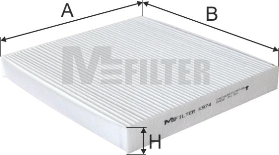 Mfilter K 974 - Filtro, Aria abitacolo autozon.pro