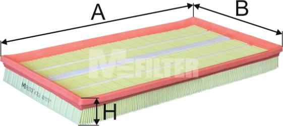 Mfilter K 763 - Filtro aria autozon.pro
