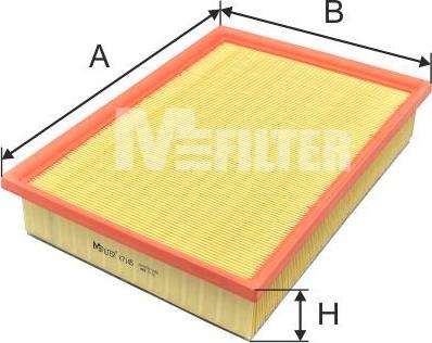 Mfilter K 7145 - Filtro aria autozon.pro