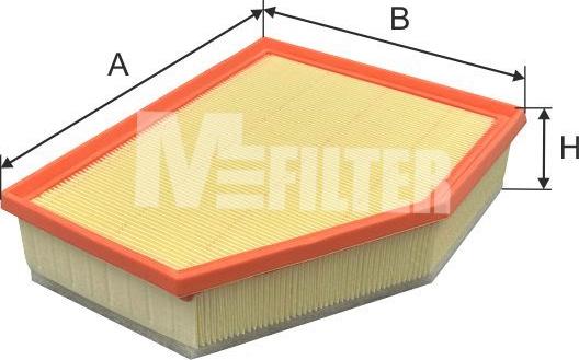 Mfilter K 7188 - Filtro aria autozon.pro