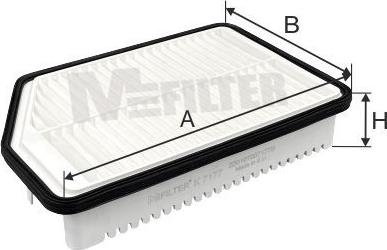 Mfilter K 7177 - Filtro aria autozon.pro